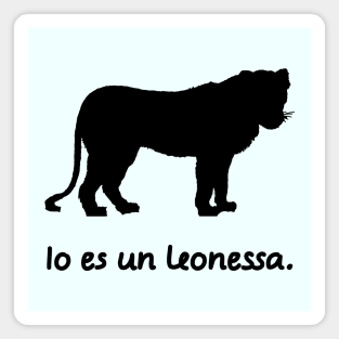 I'm A Lioness (Interlingua) Magnet